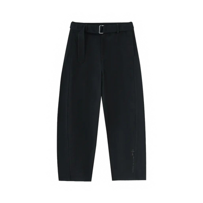 studio curved blade pants | with belt