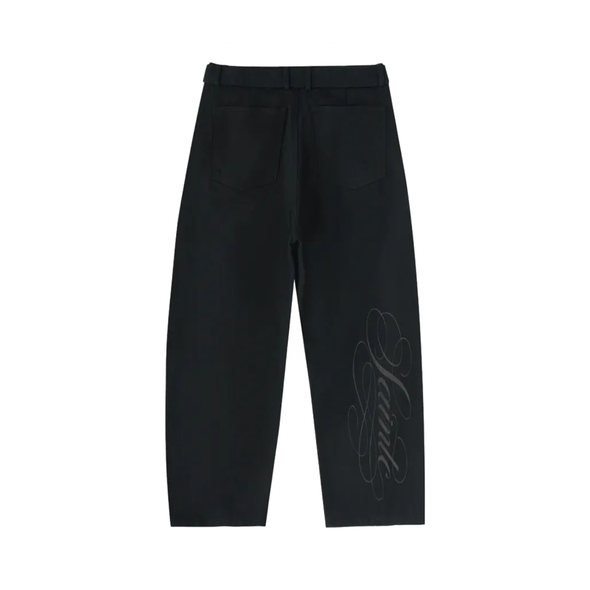 studio curved blade pants | with belt